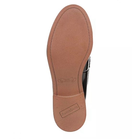 Franco Sarto Women's Alora Round Toe Black Penny Loafers Shoes Size 8 NIB - Picture 5 of 10